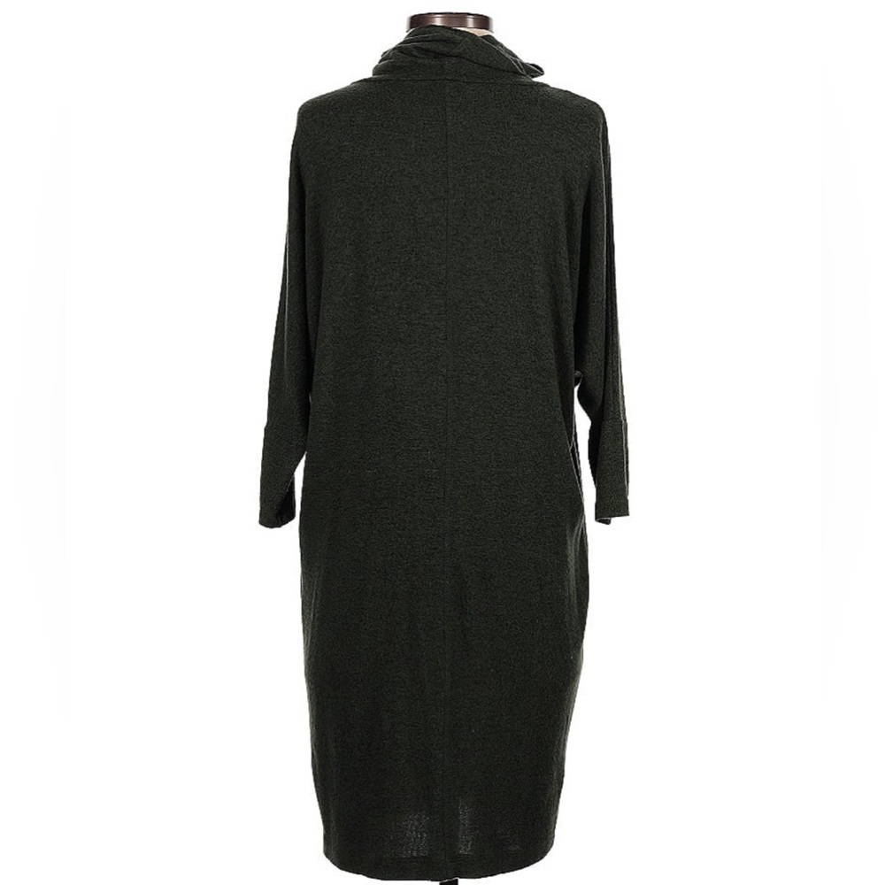 BOBEAU BLACK & OLIVE COWL NECK DRESS MIDI SIZE 2X NEW WITH TAGS - Picture 2 of 6